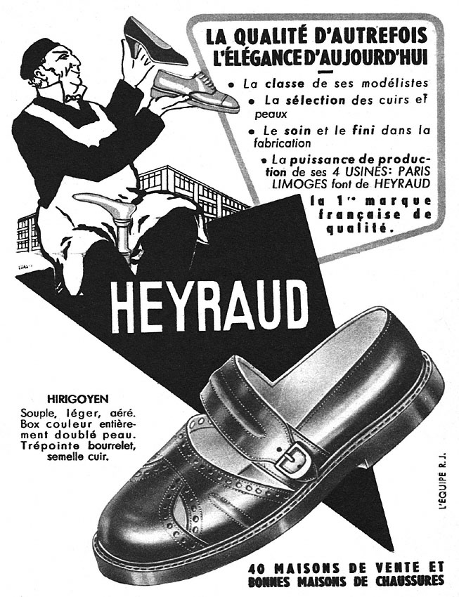 Advert Heyraud 1951