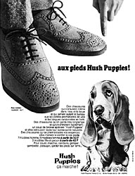 Advert Hush Puppies 1968