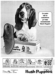 Advert Hush Puppies 1967