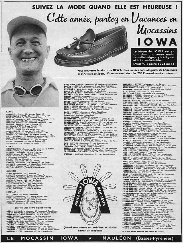 Advert Iowa 1954