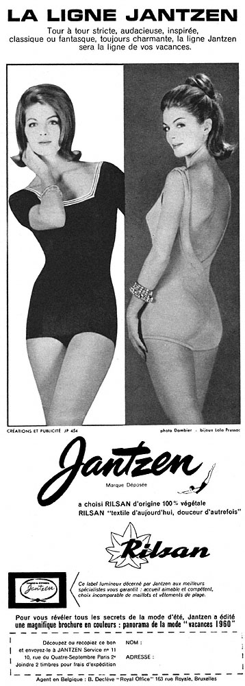 Advert Jantzen 1960