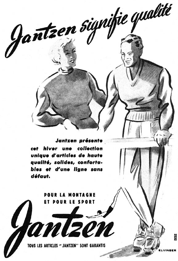 Advert Jantzen 1950