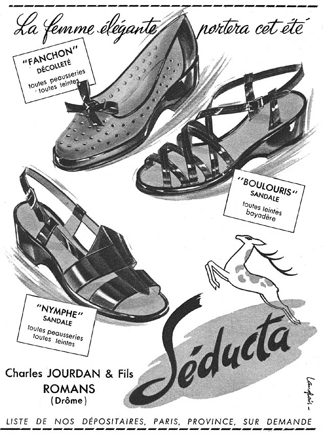 Advert Charles Jourdan 1952