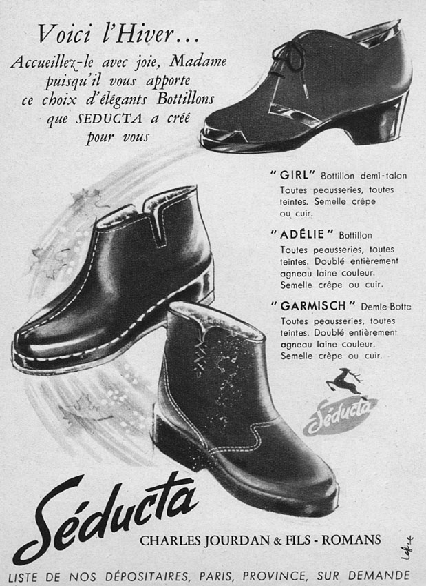 Advert Charles Jourdan 1952