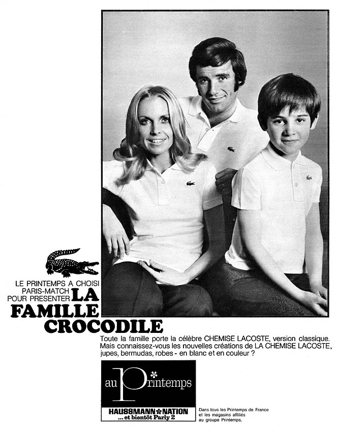 Advert Lacoste 1969