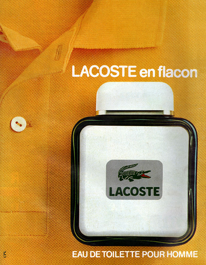 Advert Lacoste 1986