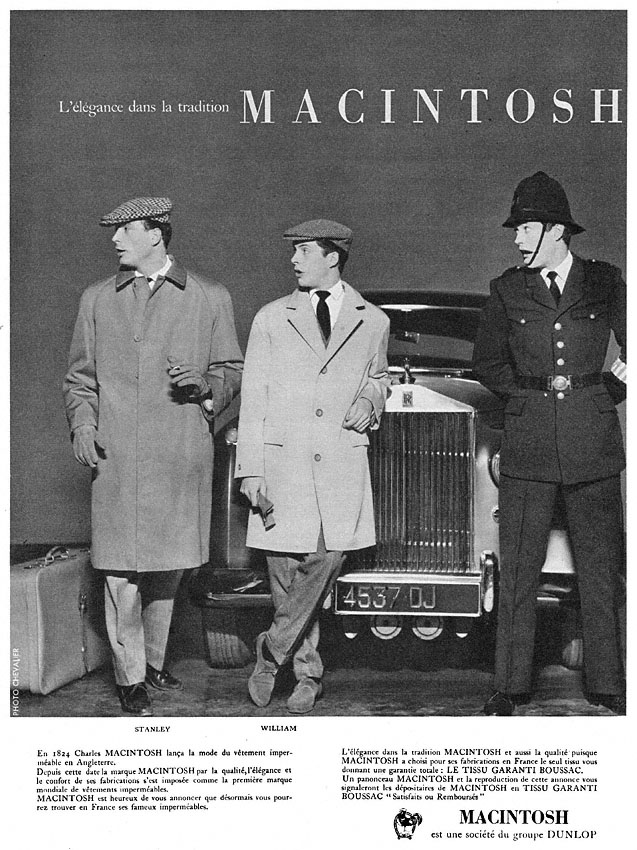 Advert Macintosh 1958