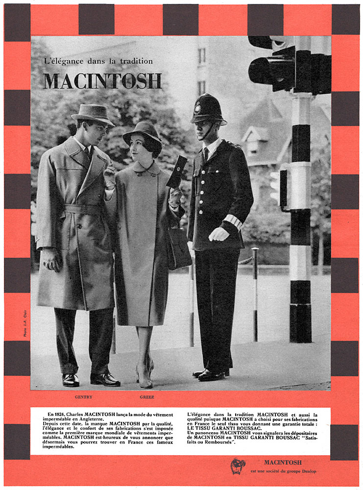 Advert Macintosh 1958
