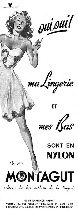 Advert Montagut 1951