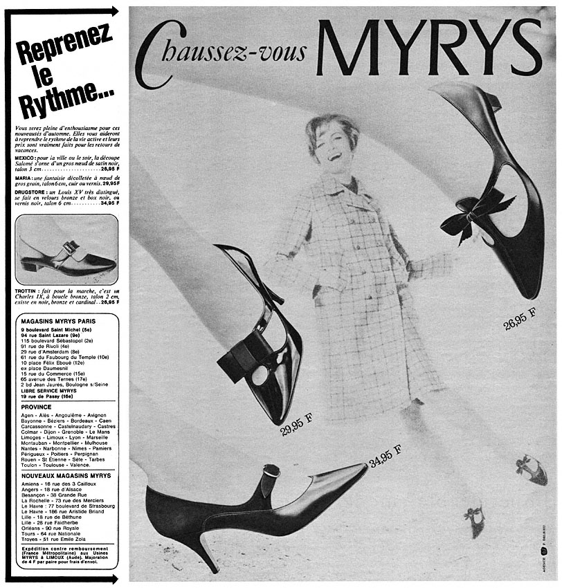 Advert Myrys 1965
