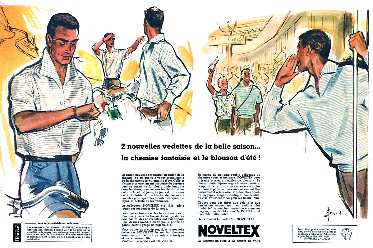 Advert Noveltex 1956