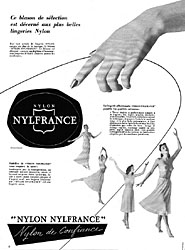 Advert Nylfrance 1953