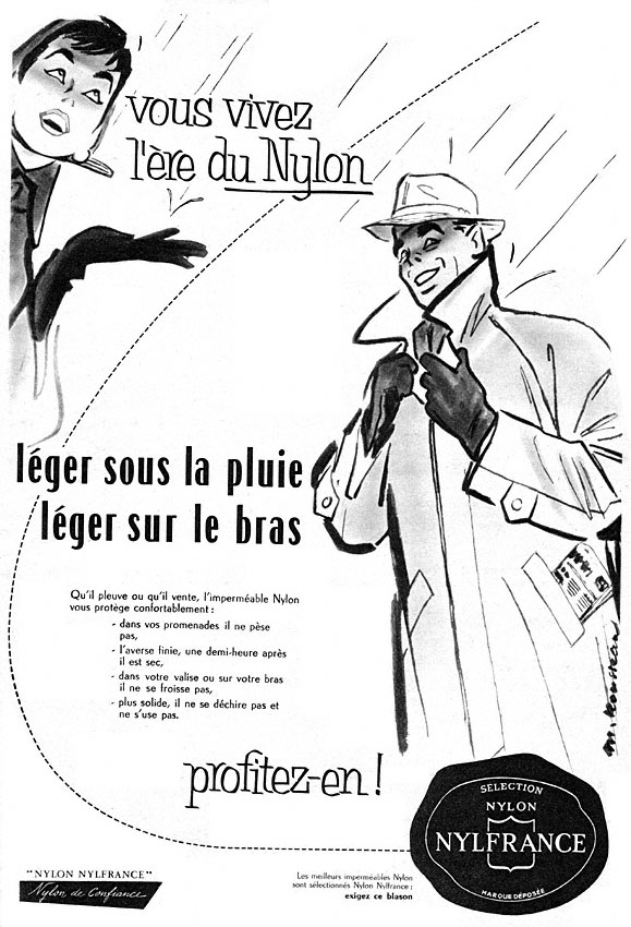 Advert Nylfrance 1955