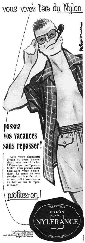 Advert Nylfrance 1955