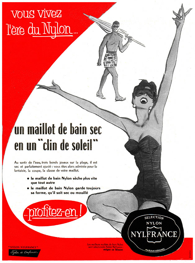 Advert Nylfrance 1955