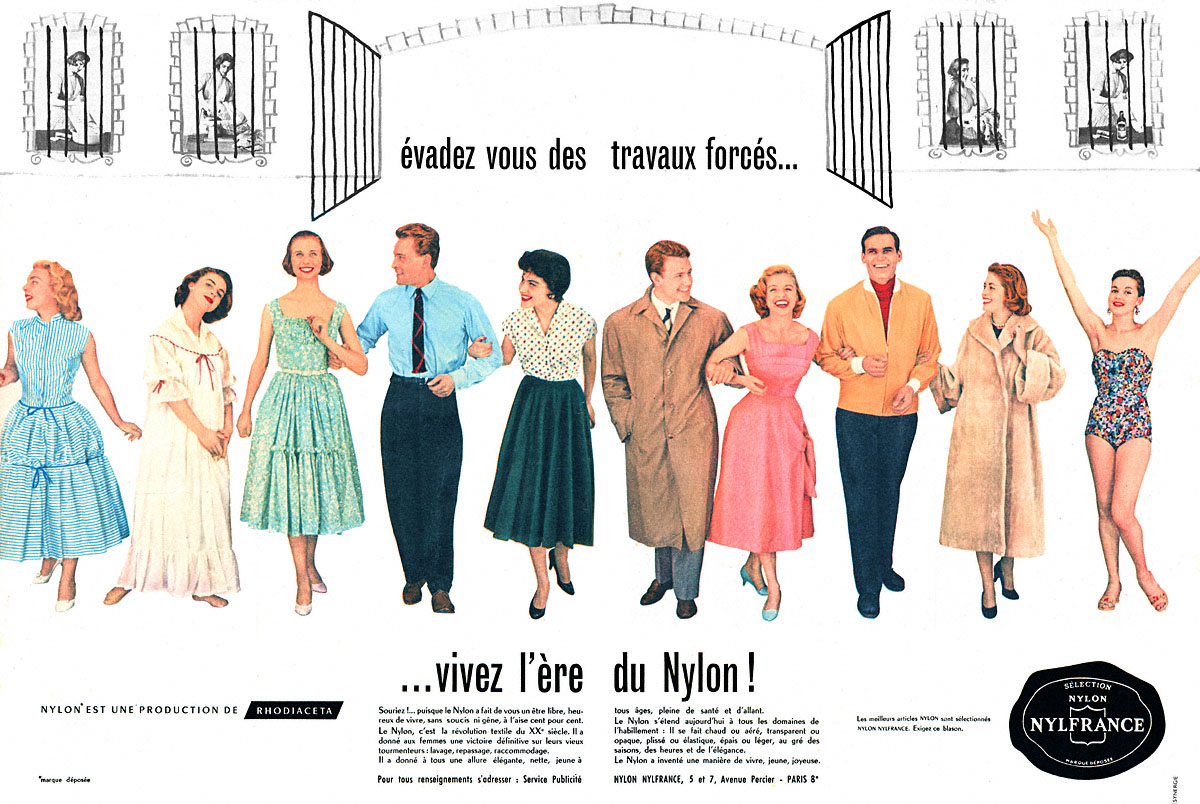 Advert Nylfrance 1956