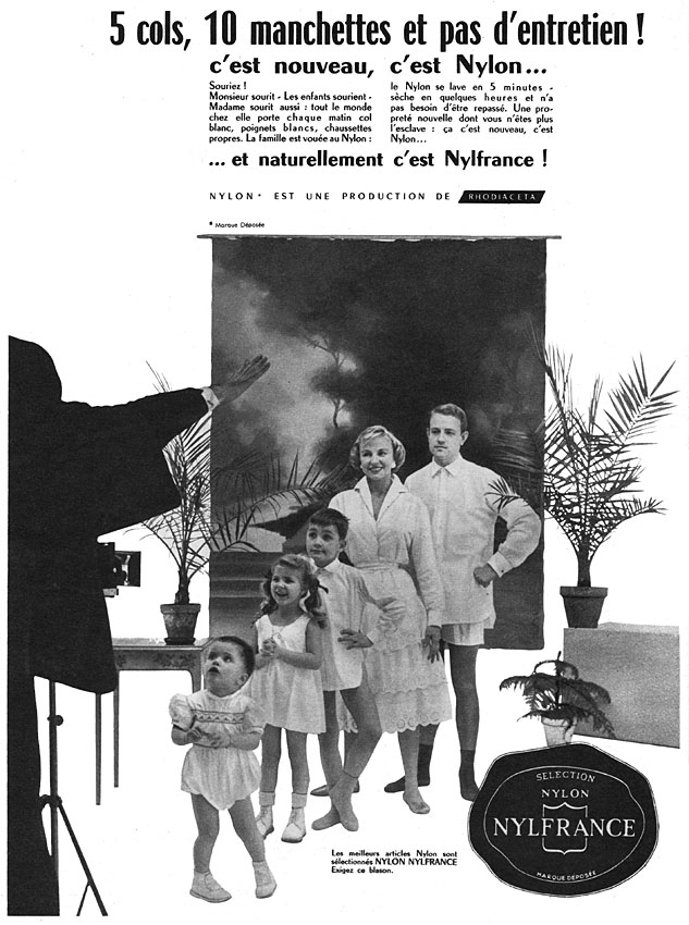 Advert Nylfrance 1956