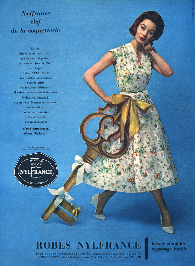 Advert Nylfrance 1957