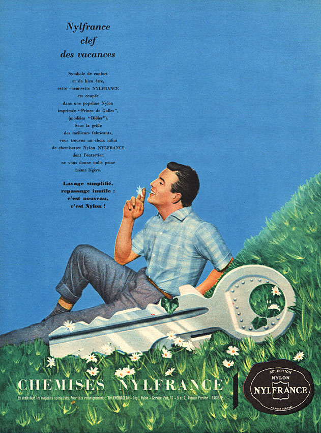 Advert Nylfrance 1957