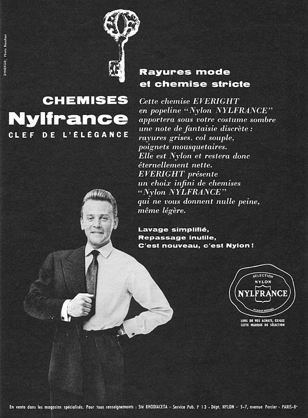 Advert Nylfrance 1957