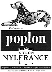 Advert Nylfrance 1958