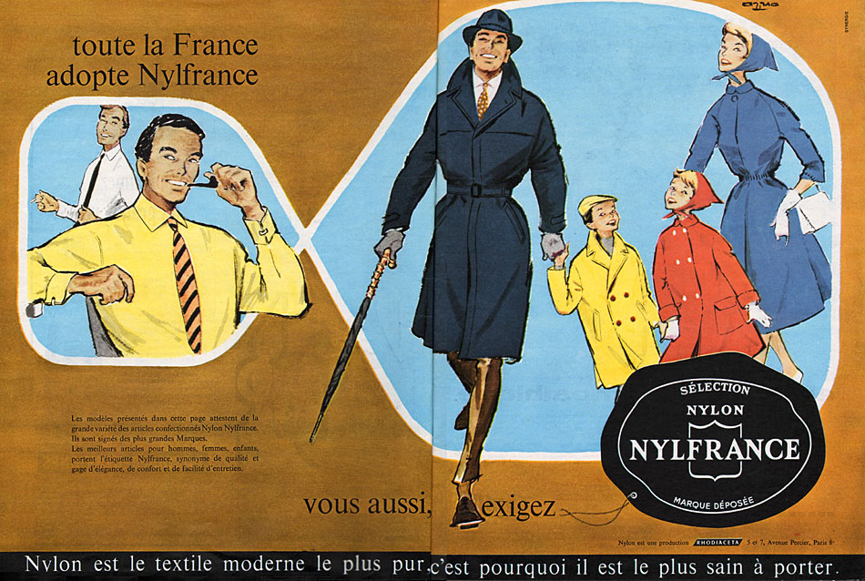 Advert Nylfrance 1960