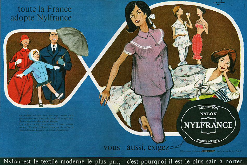 Advert Nylfrance 1960