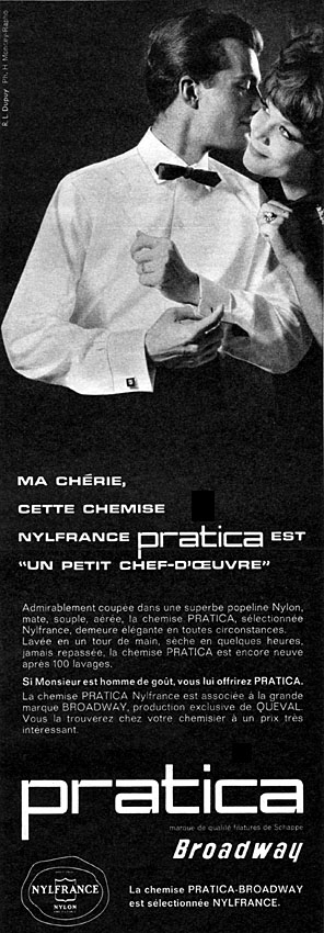 Advert Nylfrance 1961