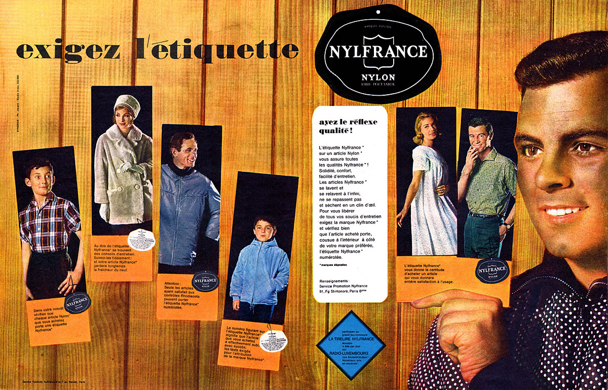Advert Nylfrance 1962