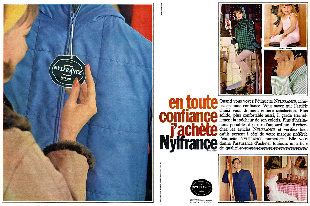 Advert Nylfrance 1963