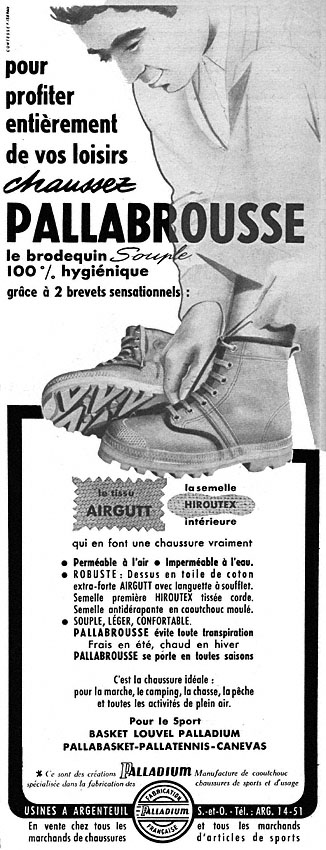 Advert Palladium 1952