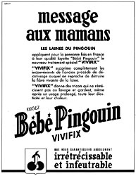 Advert Pingouin 1949