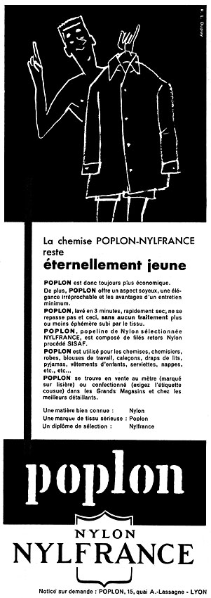 Advert Poplon 1957