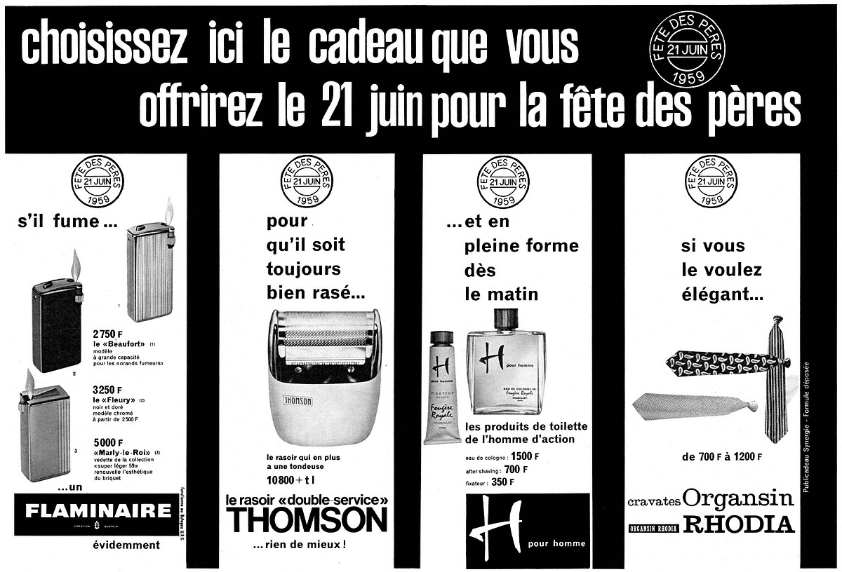 Advert Rhodia 1959