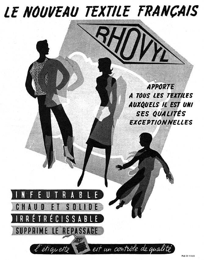 Advert Rhovyl 1951