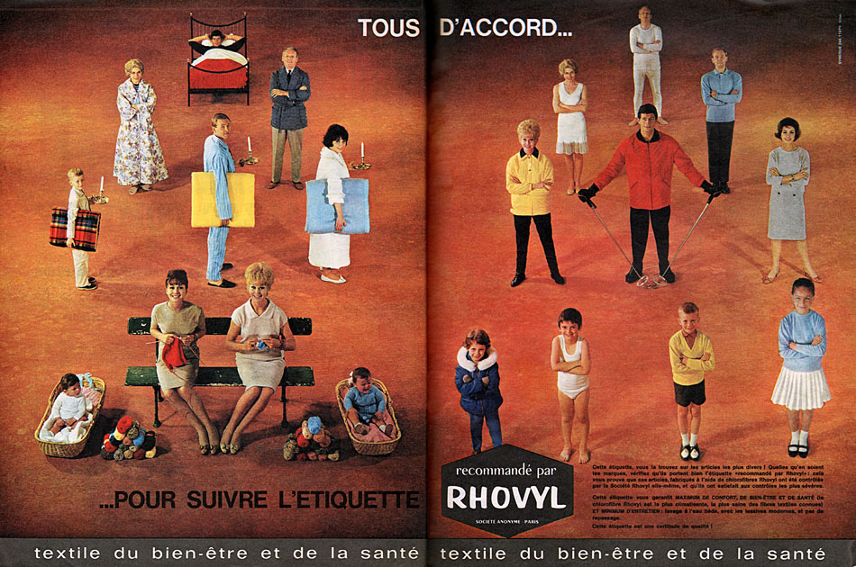 Advert Rhovyl 1961