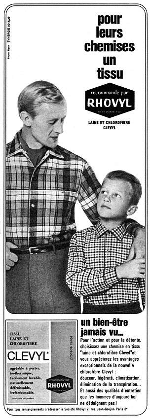 Advert Rhovyl 1965