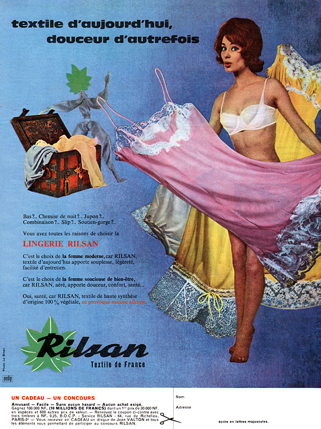 Advert Rilsan 1960