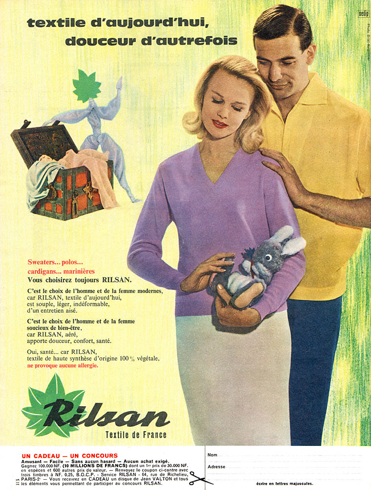 Advert Rilsan 1960