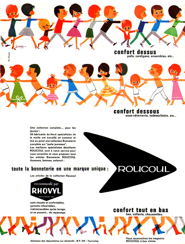 Advert Roucoul 1960