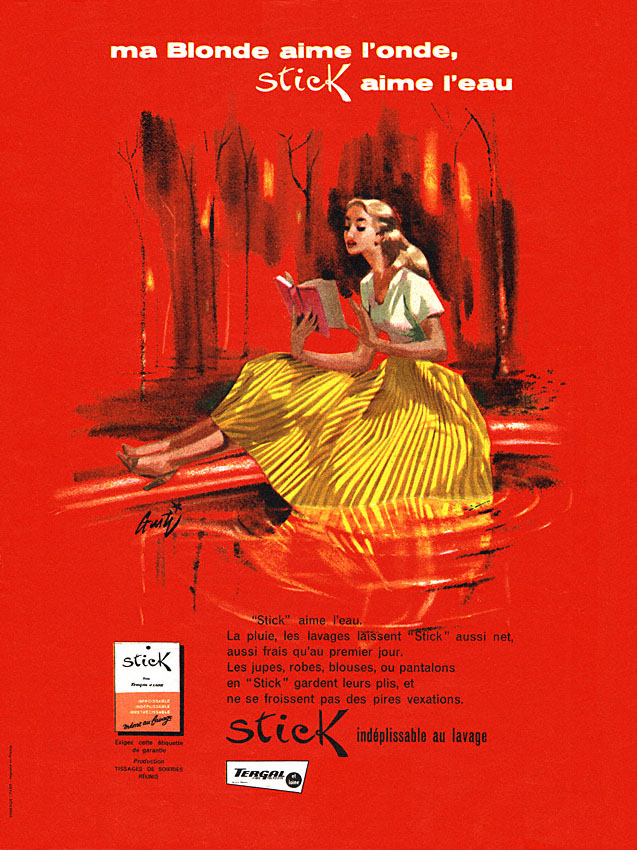 Advert Stick 1956