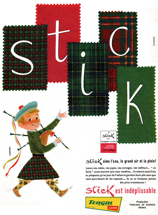 Advert Stick 1957