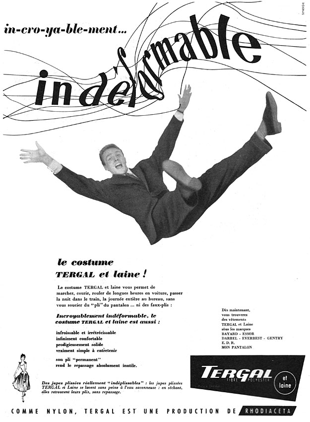 Advert Tergal 1956