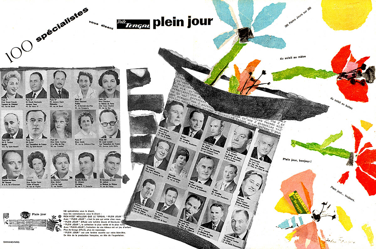 Advert Tergal 1962