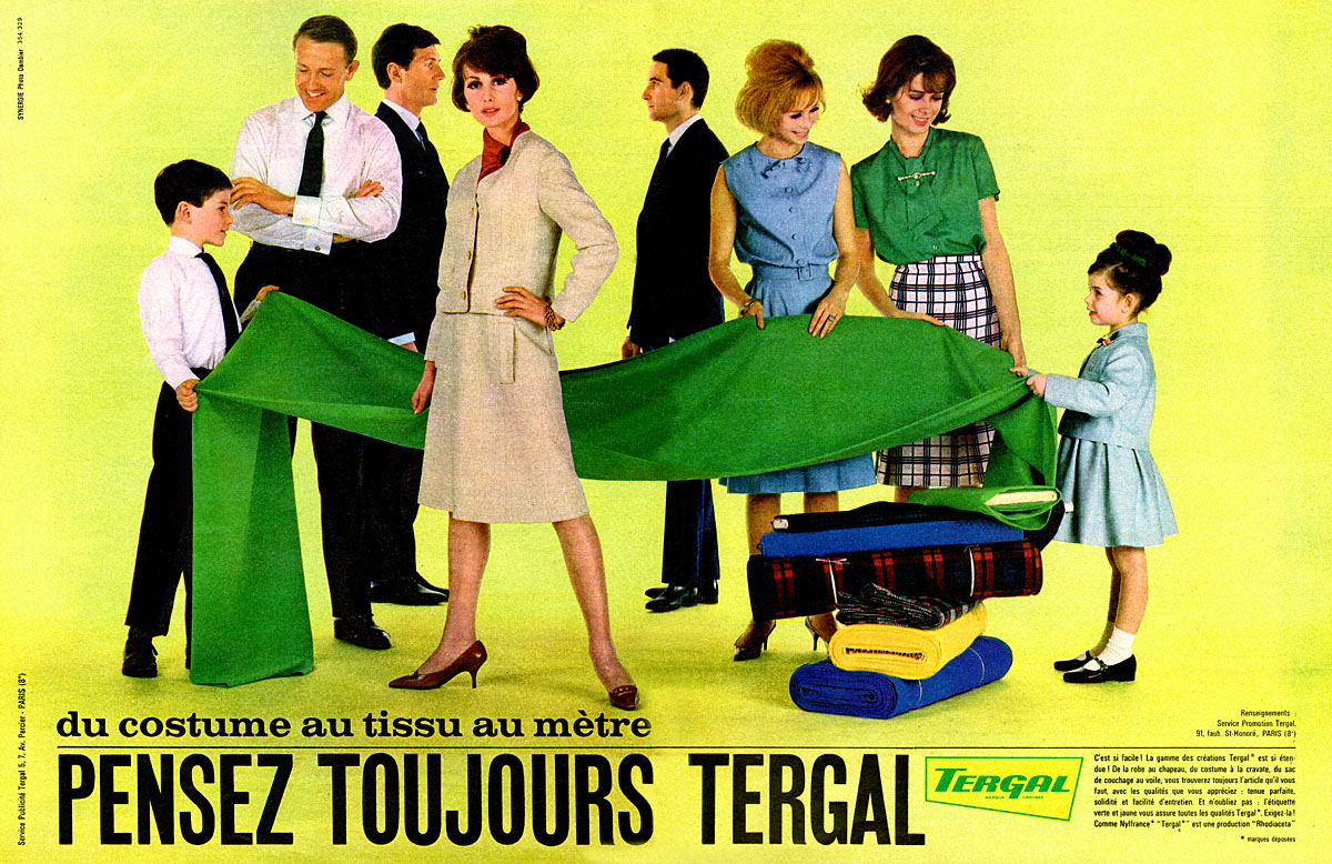 Advert Tergal 1962