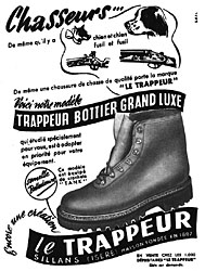 Advert Le Trappeur 1951