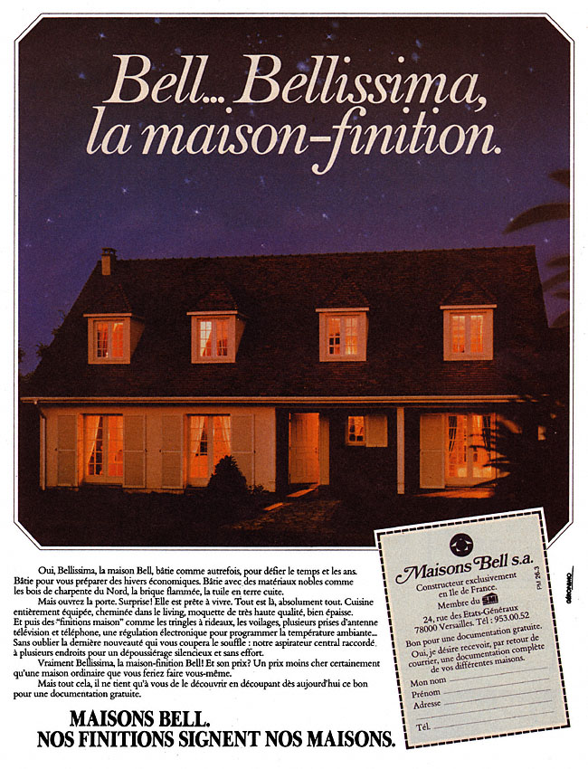 Advert Bell 1981