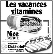 Advert ClubHotel 1984