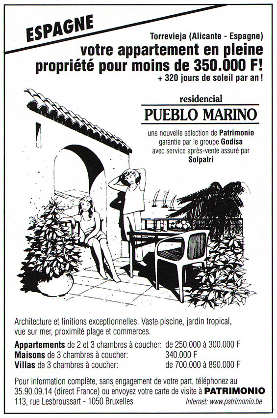 Advert Espagne 1996