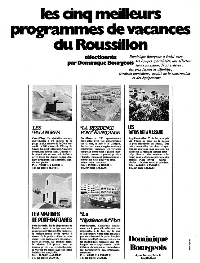 Advert Immo Mer 1970